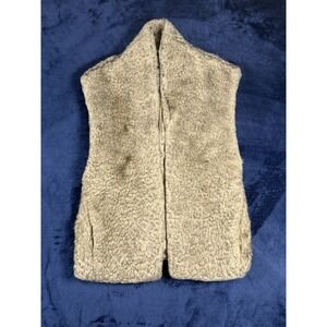 Abercrombie And Fitch‎ Women Faux Fur Brown Vest